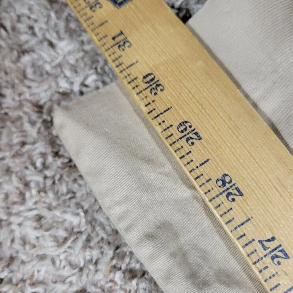 J Crew Pants Mens 32x30.5 Tag 32x32 Beige Straight Flex Bedford Preppy Chino